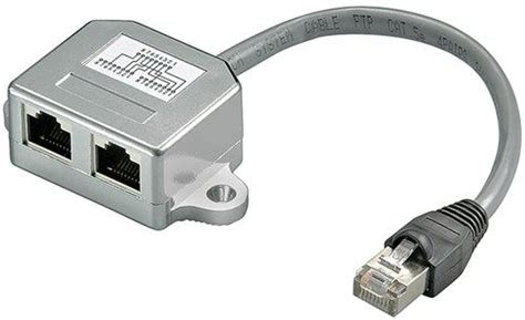 cat  ethernet network cable splitter  adapter   split internet  ebay