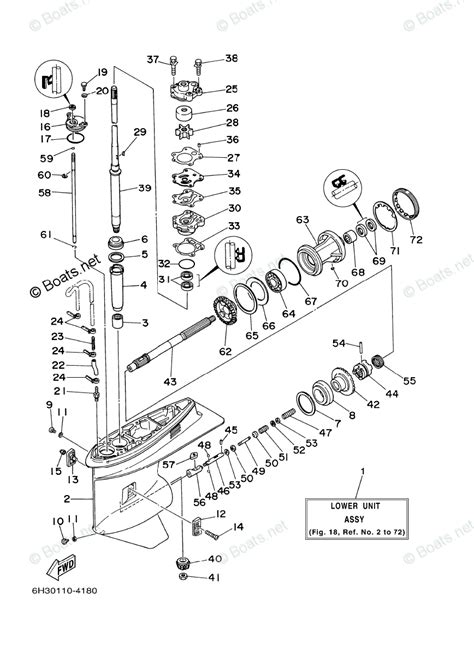 yamaha outboard parts  hp hp oem parts diagram   casing drive  boatsnet