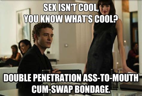 sex isn t cool you know what s cool double penetration ass to mouth cum swap bondage sean