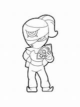 Tara Brawl Stars Coloring Pages Star Printable Choose Board sketch template