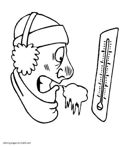 extremely cold  winter coloring pages printablecom