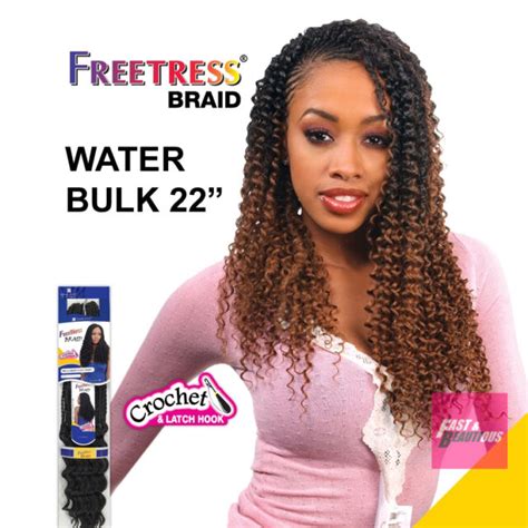 water wave bulk 22 freetress premium synthetic hair braid crochet ebay