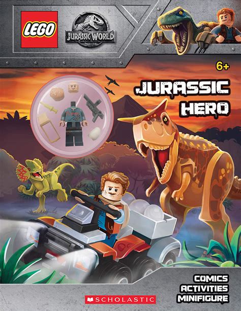 Lego Jurassic World Activity Book Comes With A Limited Owen Minifigure