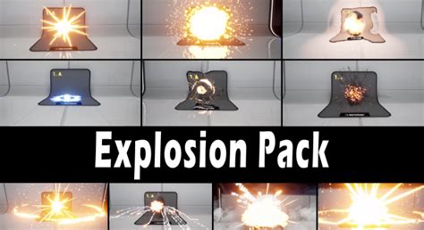 Vfx Explosion Pack In Visual Effects Ue Marketplace