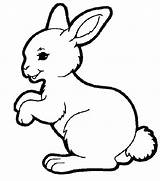 Bunny Coloring Pages Baby Rabbit Easter Cute Printable Lapin Coloriage Drawing Petit Animaux Color Print Colouring Ligne Bunnies Hopping Animal sketch template