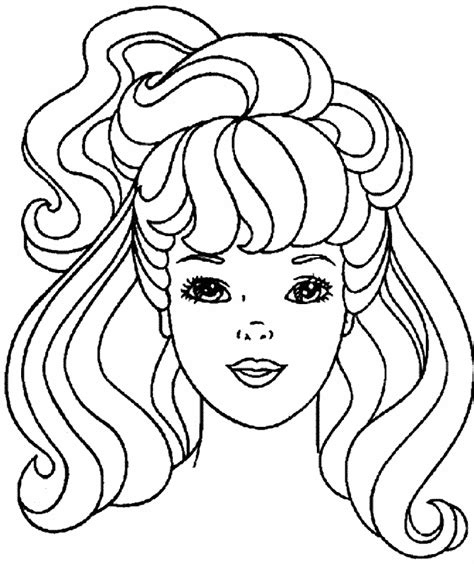 hair coloring pages coloring home