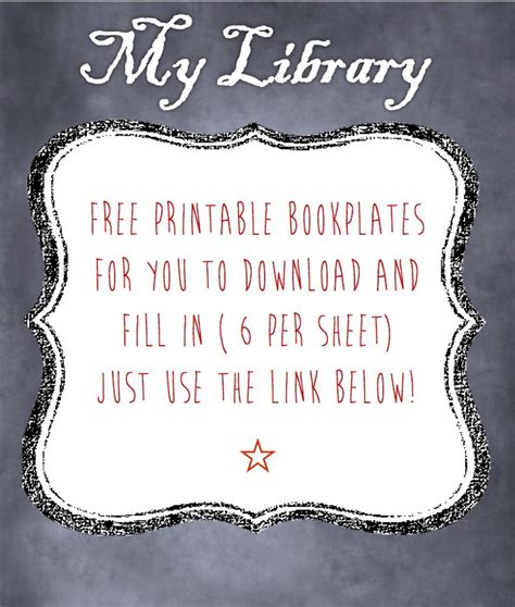 bookplates images  pinterest  printable