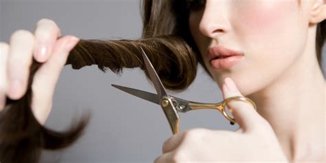 cut  hair  regular scissors