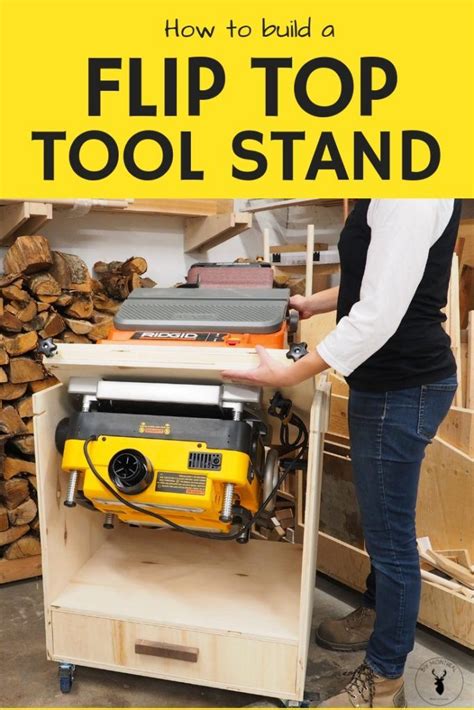 flip top tool stand  planer sander tool stand