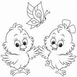 Kolorowanki Wielkanocne Wielkanoc Kurczaki Pisklęta Grafika Chicks sketch template