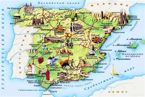 rizado de alguna manera horror espana mapa turistico color de malva