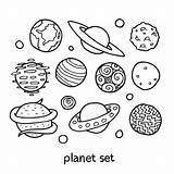 Planets Coloring Planet Pages Solar System Drawing Cartoon Pdf Pluto Printable Color Sheets Kids Sun Getdrawings Print Space Getcolorings Planeten sketch template