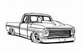 Truck Lowrider Drawings Drawing Car Coloring Pages Chevy S10 Cars Custom Colouring Old Cartoon Trucks Paintingvalley Kids Race Sketch Lowriders sketch template