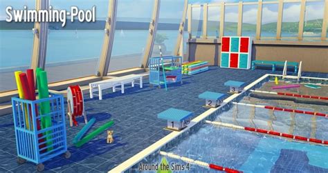 swimming pool set  sandy    sims  sims  updates