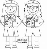 Coloring Scout Girl Scouts Pages Brownie Colouring Daisy Clipart Sheets Color Guides Printable Guide Pintables Junior Template Cartoon Books Worksheets sketch template