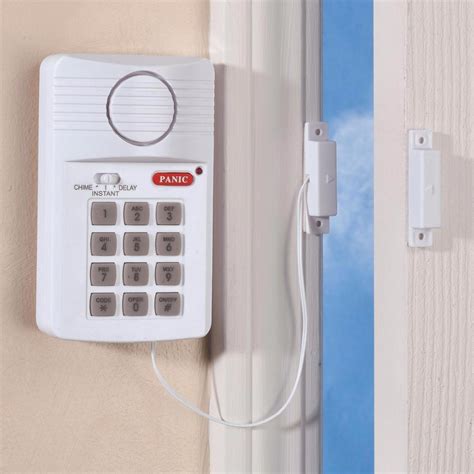 home safety wirelessmagnetic door alarm  programmable keypad  sensor detector