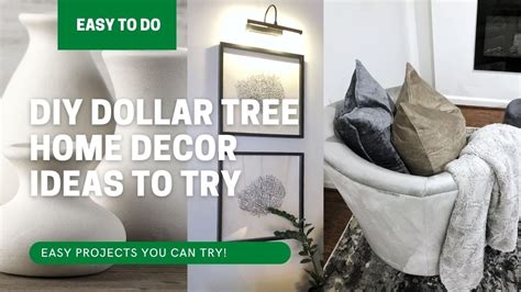 diy dollar tree home decor ideas youtube
