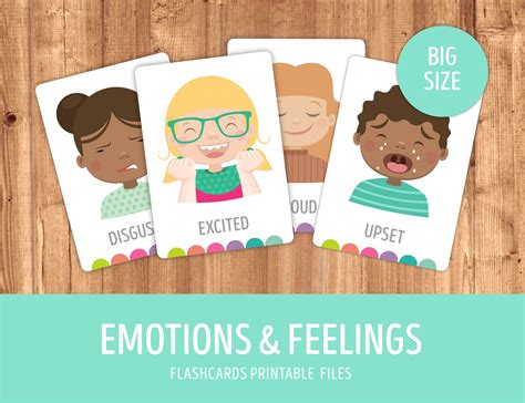 Emotion Flashcards Little Graphics