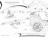 Chariot Ethiopian sketch template