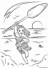 Coloring Disney Moana Pages Printable sketch template