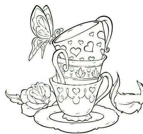 cups teapots  images coloring books coloring book pages