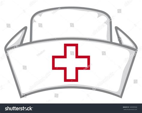 nurse hat vector  getdrawings