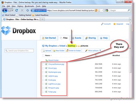 dropbox sync  folder   pc  symbolic links