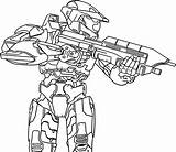 Halo Pages Coloring Knight Coloringpagesonly sketch template