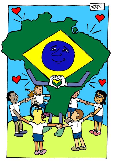revistas cartum cartilha patria amada brasil