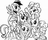 Little Pages Coloring Getcolorings Pony sketch template