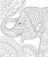 Sui Precedenti Astratti Rilassarsi Ornamenti Sveglio Elefante sketch template