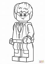 Coloring Lego Harry Potter Pages Printable Drawing sketch template