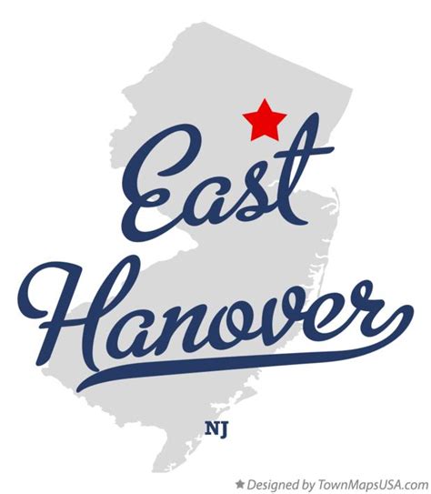 map  east hanover nj  jersey