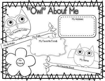 owl   owl  grade craftivity  writing bundle