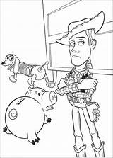 Woody Sheriff Hamm Slinky sketch template