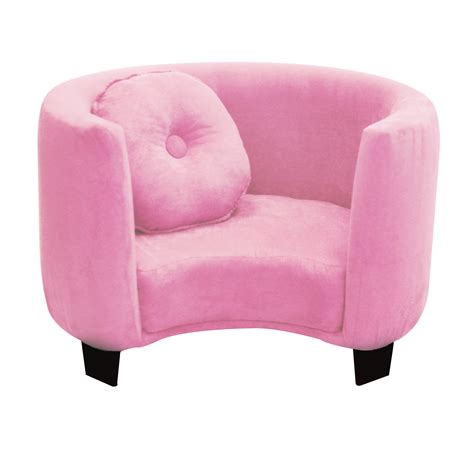 komfy kings kids comfy chair pink micro