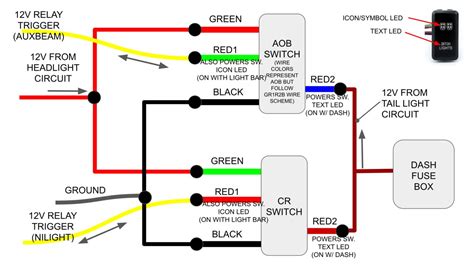 led light bar switch wiring diagram chross blog