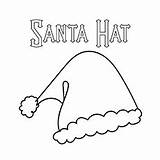 Santa Hat Claus Pages Coloring Color Cute Ones Little Knitting Santas Kid sketch template