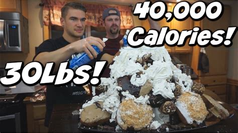 40 000 Calorie Ice Cream Sundae World S Biggest 30lbs