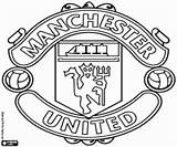 Manchester United Coloring Logo Football Pages Premier League Printable England Flags Emblems Badge Liverpool Chelsea Arsenal Fc sketch template
