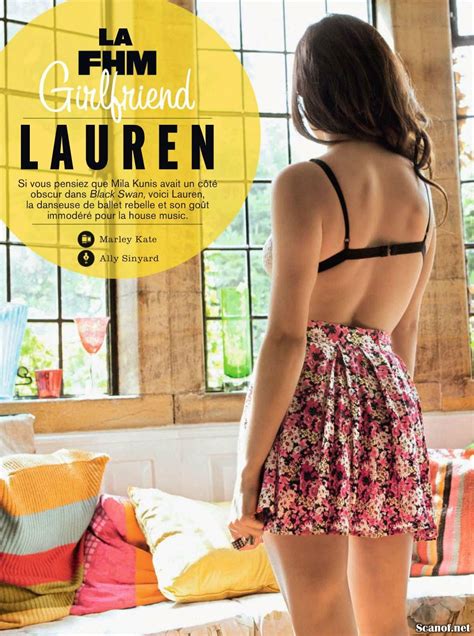 lauren loretta for fhm magazine france your daily girl