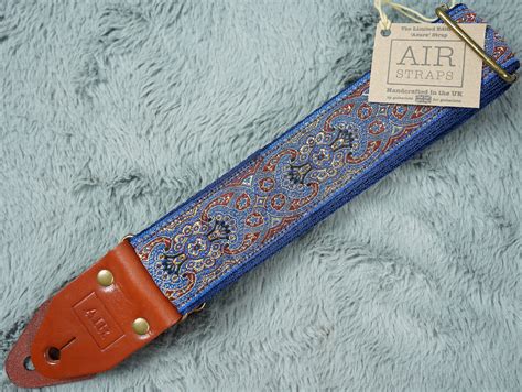 air straps limited edition azure guitar strap  shipping atb
