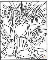 Transfiguration Coloring Jesus Pages Printable Sunday Clipart Crafts Sheets School Supercoloring Cartoons Kids Color Period Visit Mission Library Categories Select sketch template