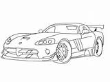 Dodge Coloring Pages Viper Getcolorings Color Printable sketch template