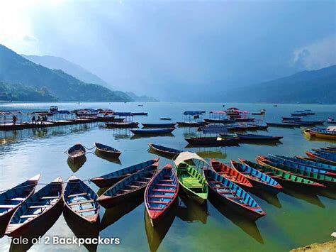 fewa lake pokhara tale of 2 backpackers