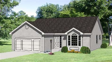plan  ranch style   bed  bath  car garage ranch style house plans ranch style