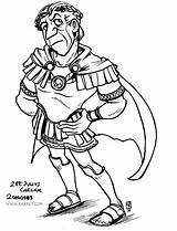 Caesar Julius Coloring Asterix Clipart Karrey Library Popular sketch template