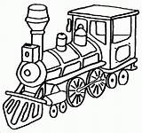 Train Steam Drawing Simple Coloring Pages Printable Getdrawings sketch template