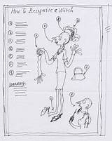 Roald Dahl Witches Recognise sketch template