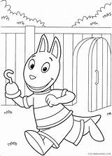 Coloring Backyardigans Pages Coloring4free Printable Book Kids Cartoons Info Related Posts Colouring sketch template
